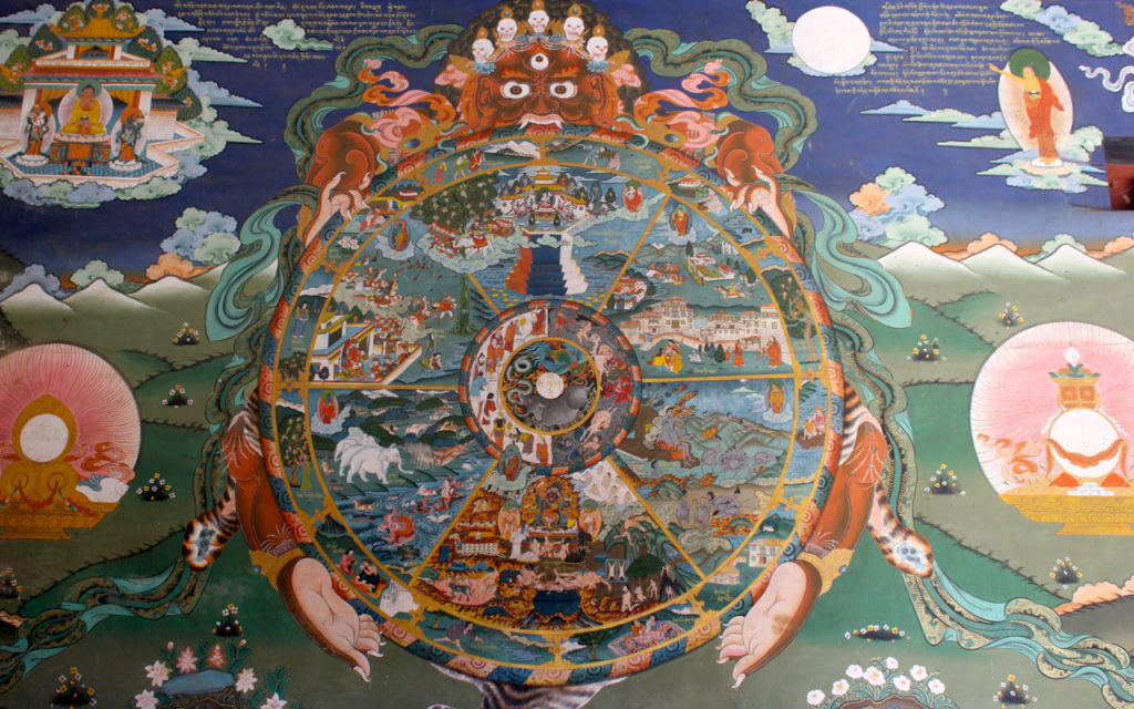 the wheel of life Buddhism Bhavachakra - wheel of samsara - the sure way to liberate from the ocean of Samsara cycle - Poh Ern Si blog