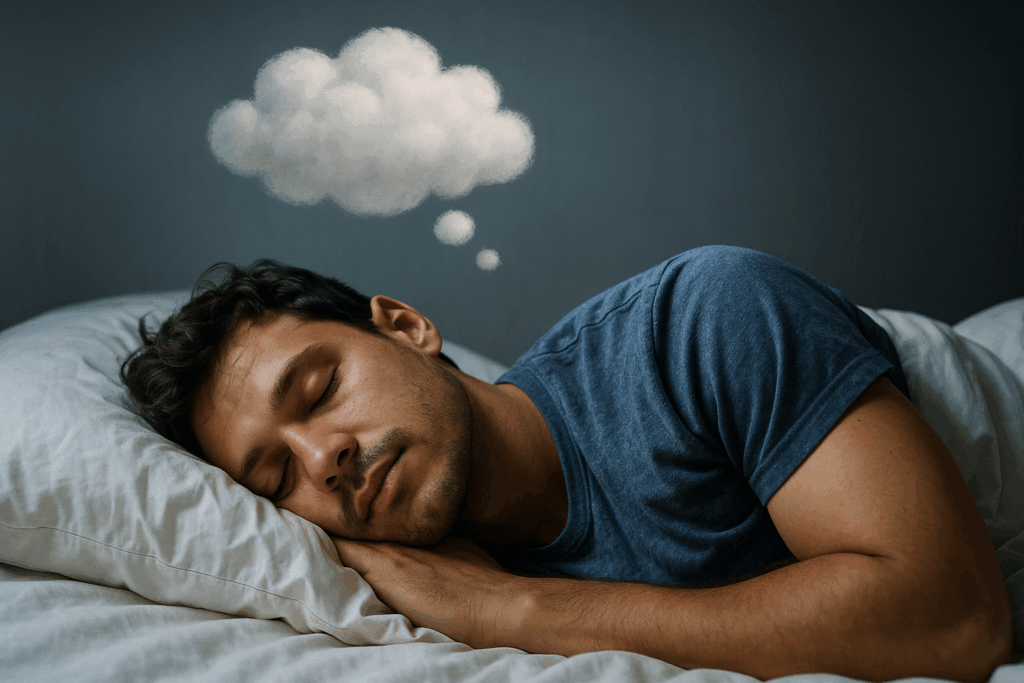 Dreams - Man Dreaming in Sleep - pohernsi.com Buddhist temple Penang blog
