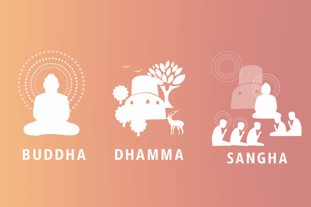 Buddha Dhamma Sangha Triple Gems - Ratana Sutta Pali Meaning Discourse on Jewels - Pohernsi Penang Buddha Temple