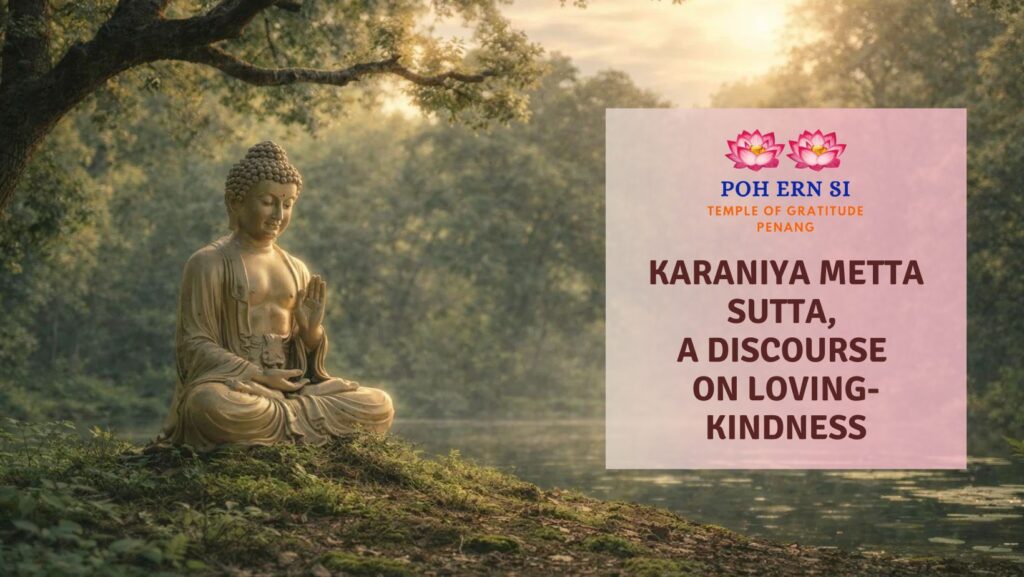 Karaniya Metta Sutta, A Discourse on Loving-Kindness - Poh Ern Si Buddhist Temple Penang Blog